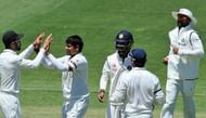 Karn Sharma celebrating a wicket in India's tour of Australia 2014-15 (Image Credits: Karn Sharma's Instagram)